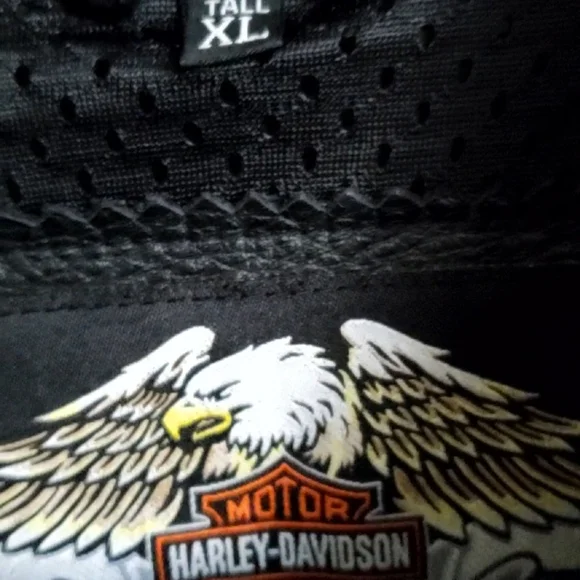 2010 Harley Davison Men's Road Warriors Leather Jacket with liner XL Tall